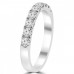 0.72ct Ladies Round Cut Diamond Wedding Band in 14 kt White Gold